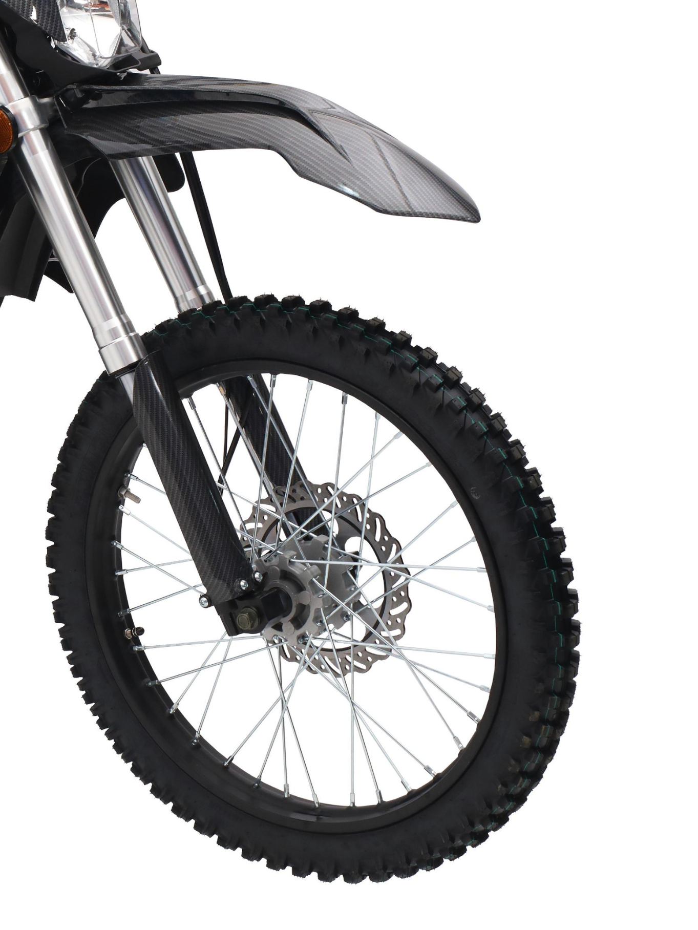 Rear mono shock suspension VQ-250RL,
Manual transmission 250cc dirt bike,
Steel frame off-road bike Evoque VQ-250RL