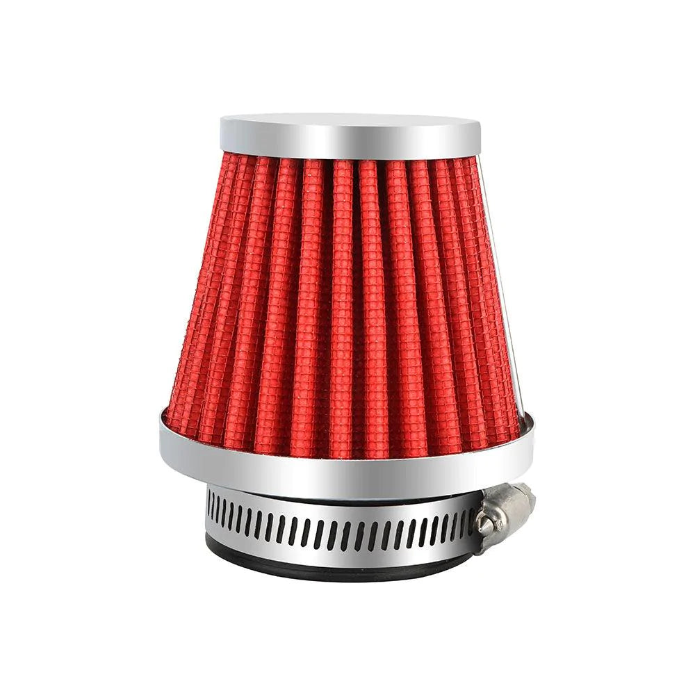 Nibbi Straight Type Round Tapered Red Air Filter